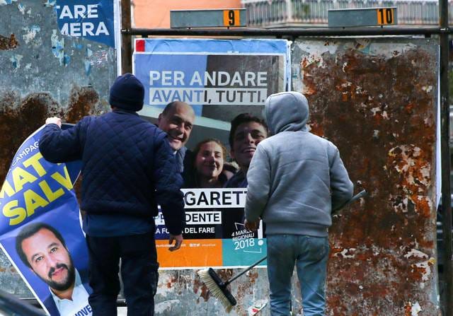 Na Itália, sentimento dominante é o da descrença