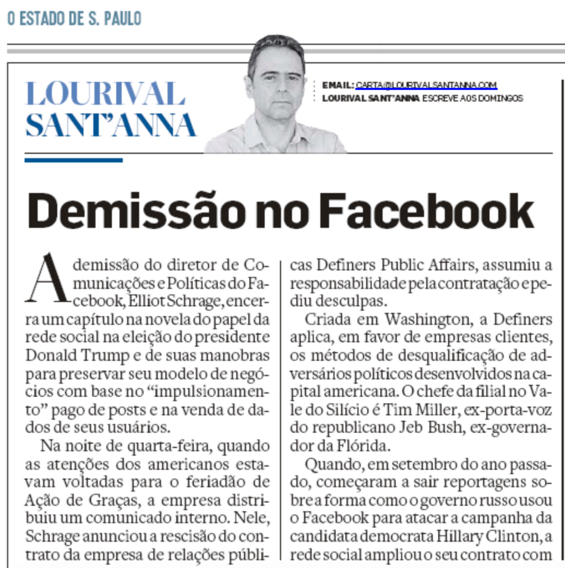 Demissão no Facebook
