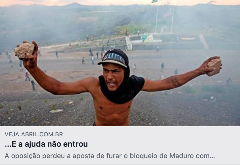 ... E a ajuda não entrou