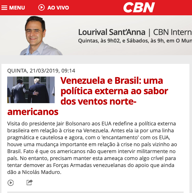Bolsonaro aceita intervenção militar e faz concessões comerciais