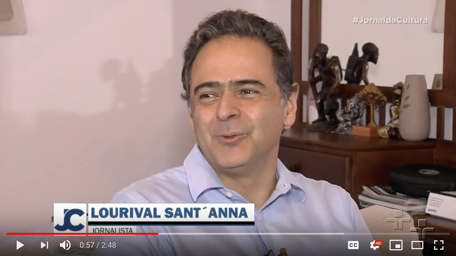 "Minha Guerra contra o Medo" no Jornal da Cultura
