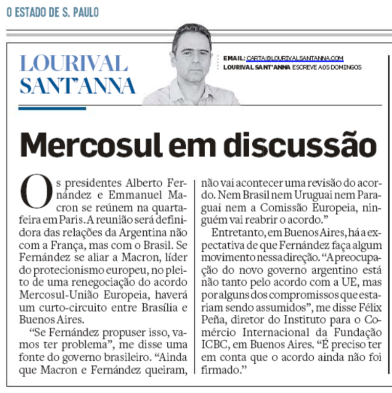 Mercosul em discussão